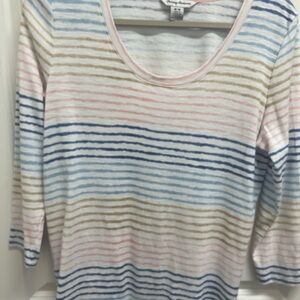 Tommy Bahama Multicolor Striped Long Sleeve Top